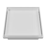 Ralo Oculto Quadrado Universal Branco 15X15cm Astra - Imagem 4