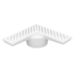 Ralo De Canto Saída 100mm Branco Astra - Imagem 3