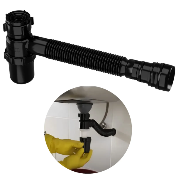 15284261556-sifao-sanf-universal-copo-preto-itatiba.png Sifão Sanfonado Universal Copo Preto Astra - Imagem 2