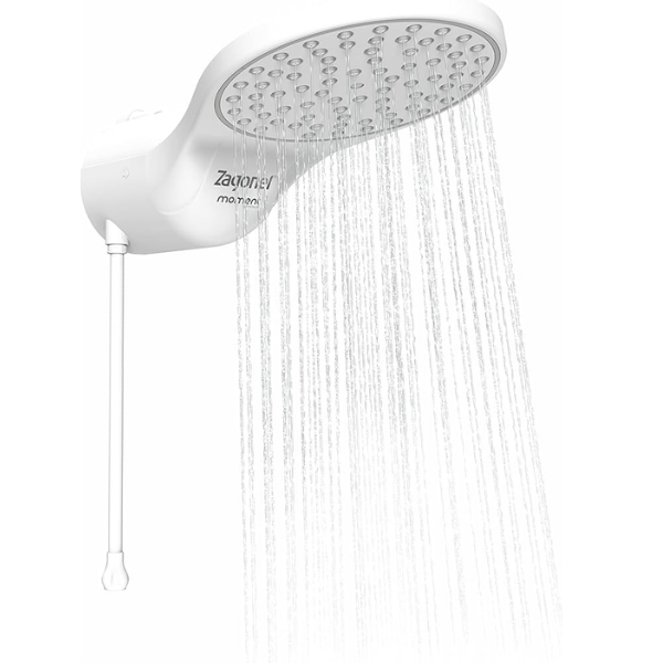 15285080750-ducha-moment-eletronica-7500w-220v-branco-campinas.png Chuveiro Ducha Moment Eletronica 7500w 220v Branco Zagonel - Imagem 2