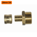 Conexão Fixo Macho PEX 20mm x 3/4 - Astra - Imagem 2