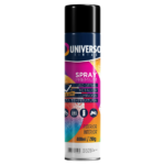 Tinta Spray Alta Temperatura 600º Preto Fosco (400ml) - Universo