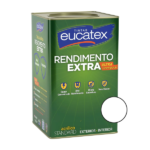 Tinta Acrílica Rendimento Extra Cor Branca 18L Eucatex
