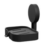 Saboneteira Com Adesivo Preto Fosco - Astra