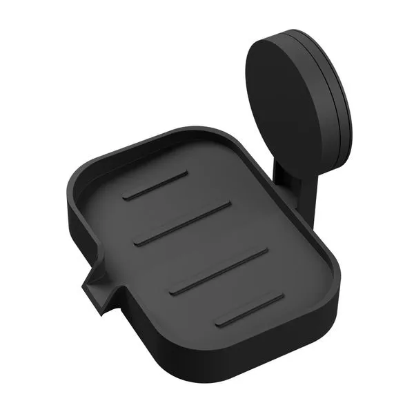 15310090070-saboneteira-com-adesivo-preto-fosco-astra-campinas.png Saboneteira Com Adesivo Preto Fosco - Astra - Imagem 2