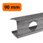 Perfil Drywall Galvanizado Montante 90 Barra 3m - Imagem 2