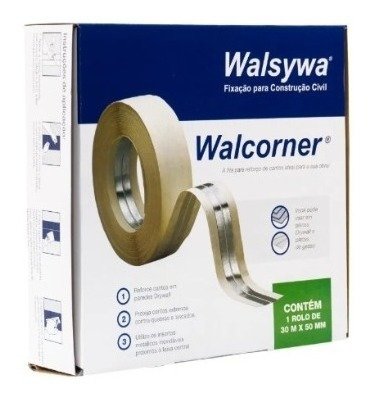 15166989506-d-654373-mlb51606840205-092022-o.jpg Fita De Papel Canto Drywall Reforço Metálico 30m Walsywa - Imagem 2