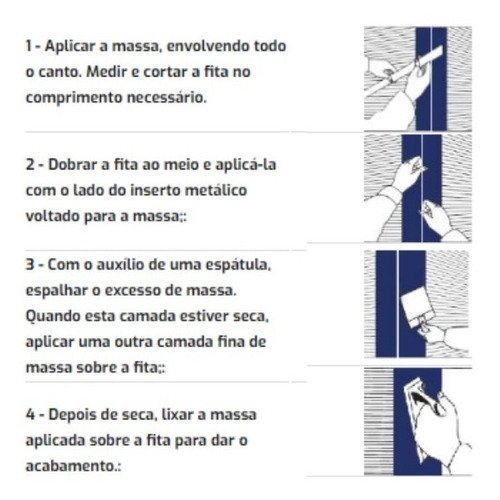 15166989508-d-824327-mlb51606670816-092022-o.jpg Fita De Papel Canto Drywall Reforço Metálico 30m Walsywa - Imagem 3