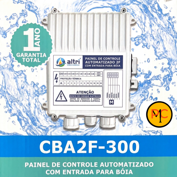 15218548556-2-1.png Altri Painel Para Bomba de Poço Com Entrada Para Boia 2 fios 3.00cv Mono 220v 16A - Imagem 3