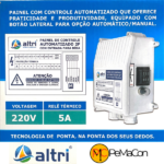 Altri Painel Para Bomba de Poço Com Entrada Para Boia 2 fios 0.50cv Mono 220v 5A - Imagem 2