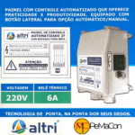 Altri Painel Para Bomba de Poço Com Entrada Para Boia 2 fios 0.75cv Mono 220v 6A - Imagem 2