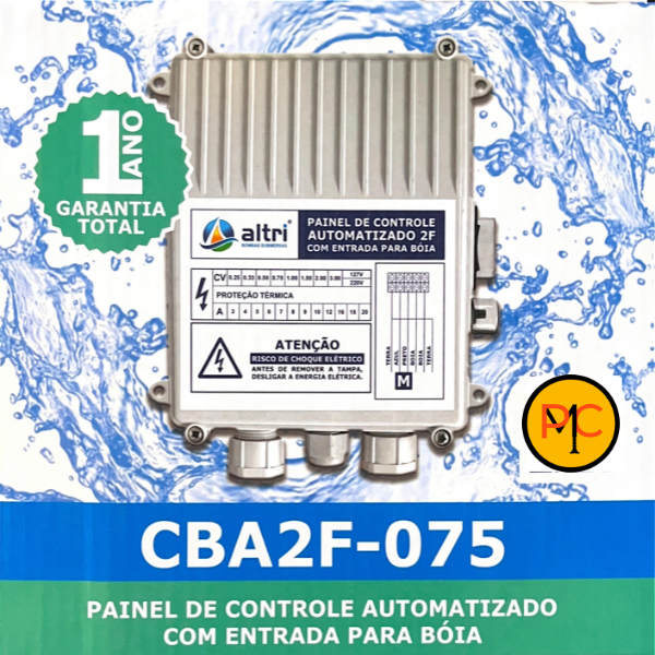 15222074027-15205816061-2.png Altri Painel Para Bomba de Poço Com Entrada Para Boia 2 fios 0.75cv Mono 220v 6A - Imagem 3