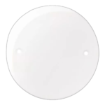 Placa Espelho Cega Redonda Para Teto Branca 4