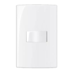 Conjunto 4X2” Interruptor Simples 10A-250V Sleek Branco MarGirius