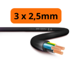 Cabo PP Flexível 3X2,5mm Preto Otflex - Imagem 2