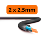 Cabo PP Flexível 2X2,5mm Preto Otflex - Imagem 2