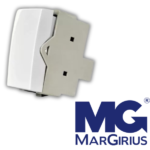 Módulo Interruptor Intermediário 10A-250V Sleek Branco MarGirius - Imagem 3
