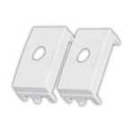 Módulo Saída De Fio 2 Unidades Branco Sleek Margirius - Imagem 4