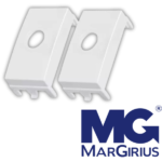 Módulo Saída De Fio 2 Unidades Branco Sleek Margirius - Imagem 2