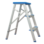 Escada Alumínio Banqueta Residencial 3 Degraus - Alumasa