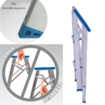 Escada Alumínio Banqueta Residencial 3 Degraus - Alumasa - Imagem 3