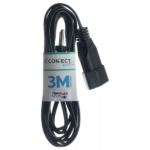 Extensão Connect Hard 10A 2P+T 3m Tripolar Preto Fiolux