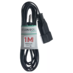 Extensão Connect Hard 10A 2P+T 1m Tripolar Preto Fiolux