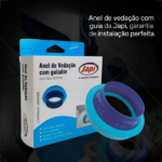 Anel De Vedação Com Guia Para Vaso Bacia Sanitário Japi - Imagem 3