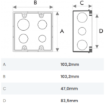 Caixa de Luz Quadrada 4X4 Fortlev - Imagem 3