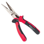 Alicate Bico Meia Cana Reto Nickel De 6 Pol, 160 mm, Cabo Dupla Injeção, 1 PC MTX