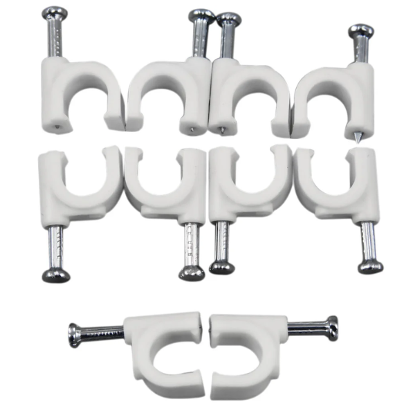 15286645723-grampo-para-fixar-cabo-coaxial-8mm-br-campinas.png Grampo Para Fixar Cabo Coaxial 8mm BR Japi - Imagem 2