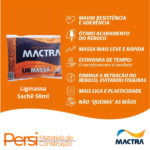 Aditivo De Argamassa De Reboco E Assentamento Ligmassa Sachê 50ml Mactra - Imagem 2