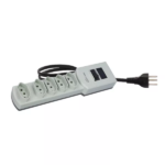 Filtro de linha Cabo 1,5m Cinza MG-3001 - Margirius