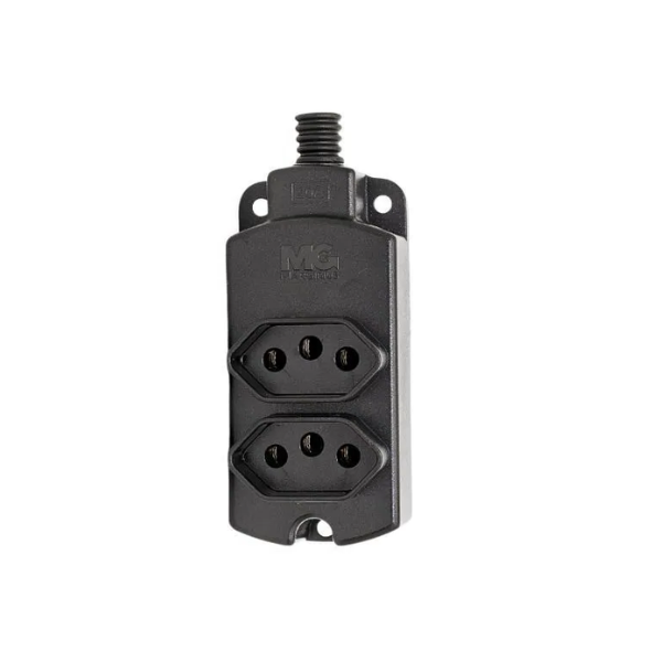 15302641488-tomada-multipla-preta-2p-t-cb-20a-tmu2-320-margirius-campinas.png Tomada Múltipla Preta 2P+T CB 20A TMU2-320 - Margirius - Imagem 1