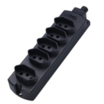 Tomada Múltipla Preta 2P+T CB - 20A TMU5-320 - Margirius - Imagem 2