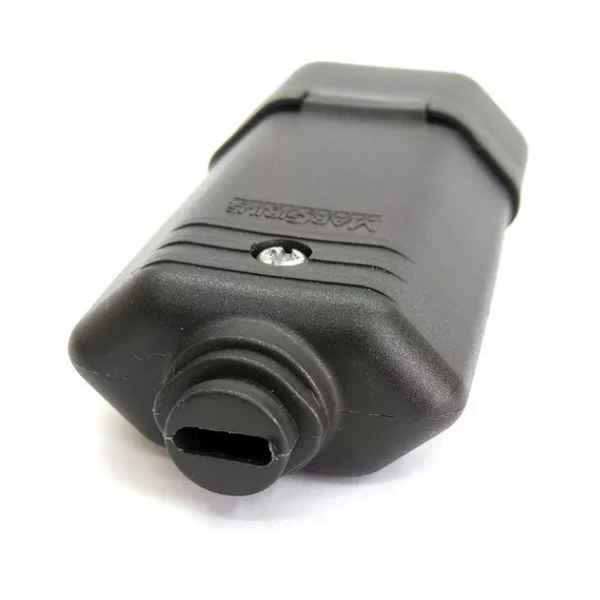 15302667458-tomada-preta-2p-t-10a-com-prensa-cabo-tmd11-3-margirius-campinas.png Tomada Plug Preta 2P+T 10A Com Prensa Cabo TMD11-3 - Margirius - Imagem 2