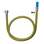 Ligação Flexível Para Gás Espigão 3/8 X 1/2 BSP (F) Economy 1,20m Saco Plástico Com 1 Peça - Blukit