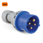 KM Plugue Móvel 4 Polos 200/250V 32A Azul - Krausmuller - Imagem 2