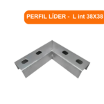 Emenda Int. L 38x38 E-Pz Perfil Líder - Imagem 2