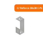 Gancho Curto P/ Perfilado C/ Reforco 38x38 C-Pz Perfil Líder - Imagem 2