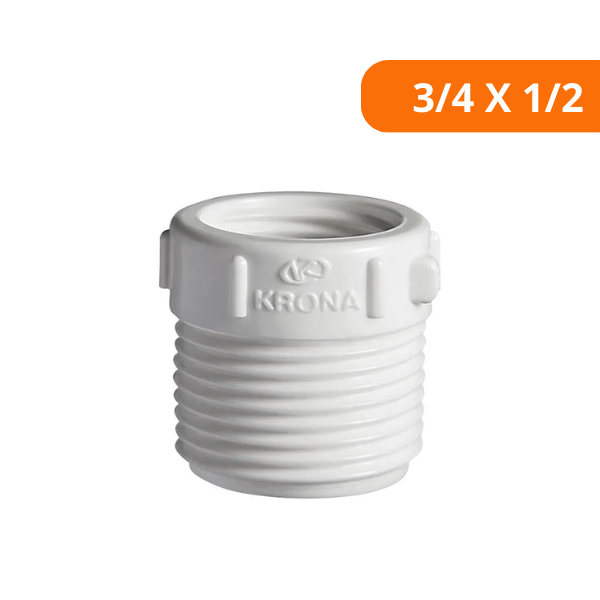 15321365713-2.png Bucha Redução Roscável 3/4 X 1/2 - Krona - Imagem 2