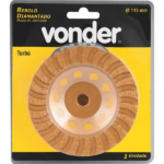 Rebolo Diamantado, 115 mm, Turbo, Vonder