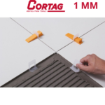 Espaçador Nivelador 1,0mm (Pacote Com 50 Unidades) - Cortag - Imagem 3