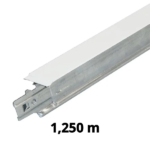 Perfil Forro Modular Travessa T24 Clicado 1250mm Branco Rupia - Imagem 2