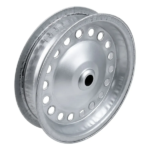 Roda De Ferro Galvanizada 3/4