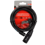 Trava Cabo De Aço Com Cadeado E Chave, 12x1200mm - MTX