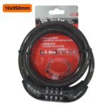 Trava Cabo De Aço Com Cadeado De Segredo, 10x950mm - MTX - Imagem 2