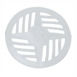 Grelha Redonda Branca Diâmetro 15cm - Astra