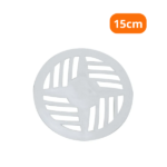 Grelha Redonda Branca Diâmetro 15cm - Astra - Imagem 2