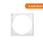 Porta-Grelha Quadrada Branca 9,4x9,4cm - Astra - Imagem 2